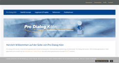 Desktop Screenshot of pro-dialog-koeln.de